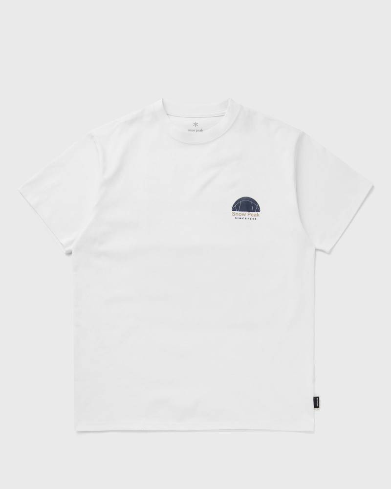 Snow Peak ALPHA BREEZE TYPOGRAPHY T-SHIRT men Shortsleeves white in Größe:M von Snow Peak