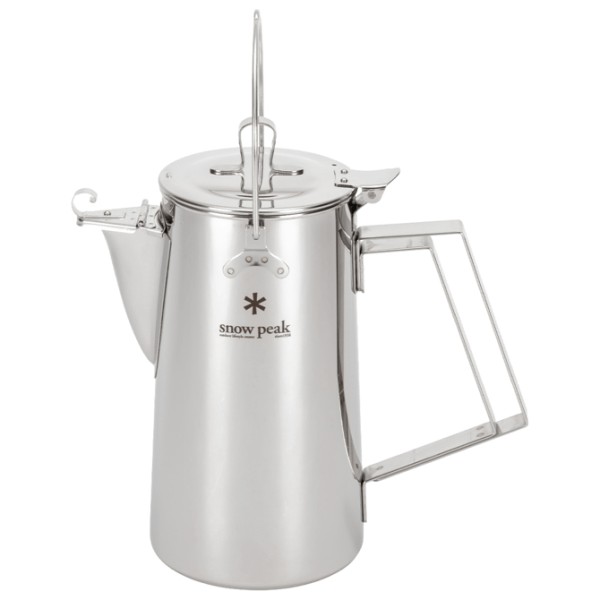Snow Peak - Classic Kettle 1.8 - Kanne Gr 1,8 l grau von Snow Peak