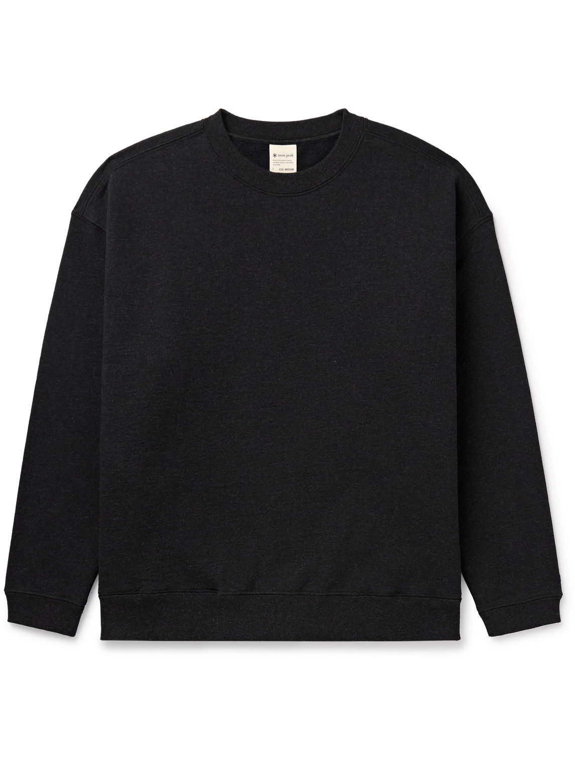 Snow Peak - Cotton-Jersey Sweatshirt - Men - Black - XL von Snow Peak