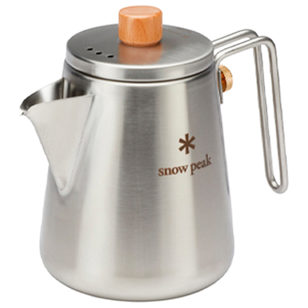 Snow Peak - Field Barista Kettle Gr 1 l metallic von Snow Peak