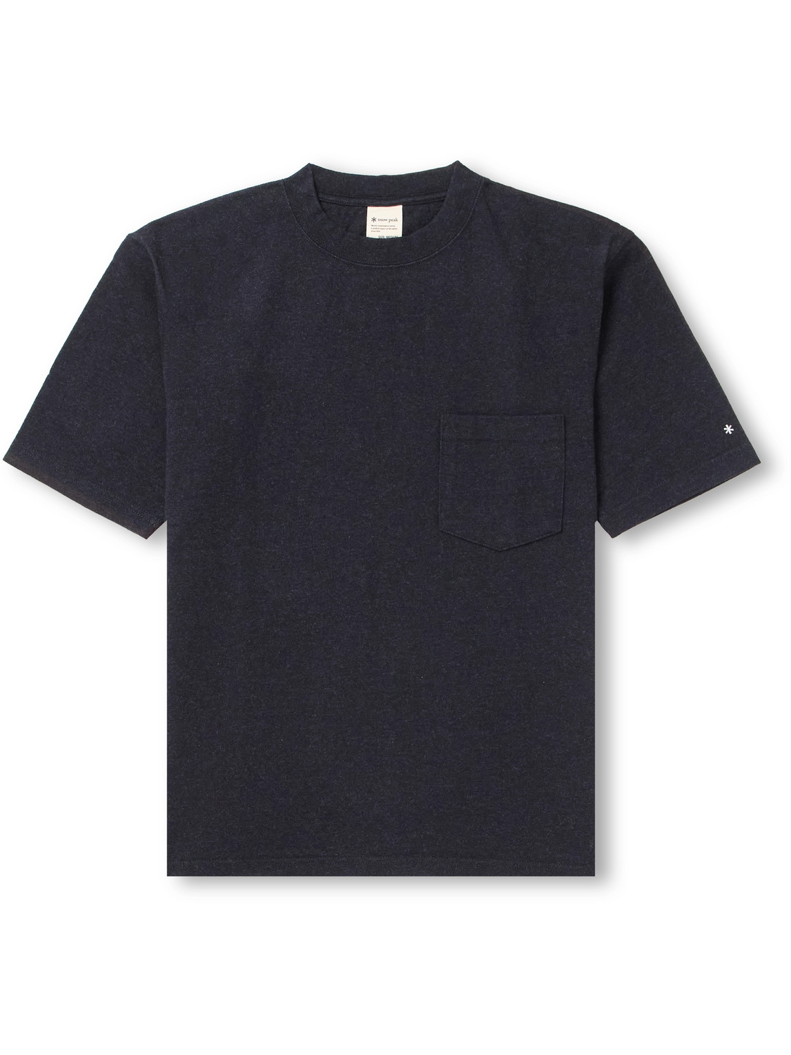 Snow Peak - Logo-Embroidered Cotton-Jersey T-Shirt - Men - Black - L von Snow Peak
