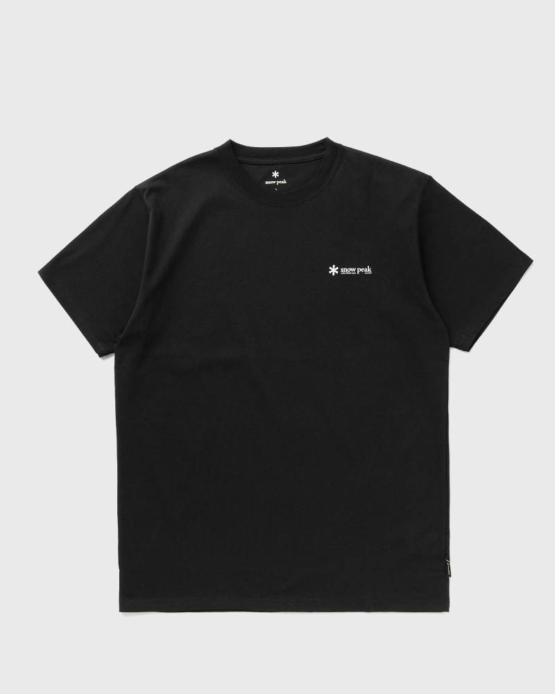 Snow Peak Logo T-Shirt men Shortsleeves black in Größe:L von Snow Peak