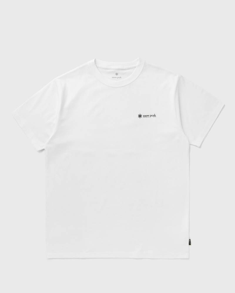 Snow Peak Logo T-Shirt men Shortsleeves white in Größe:L von Snow Peak