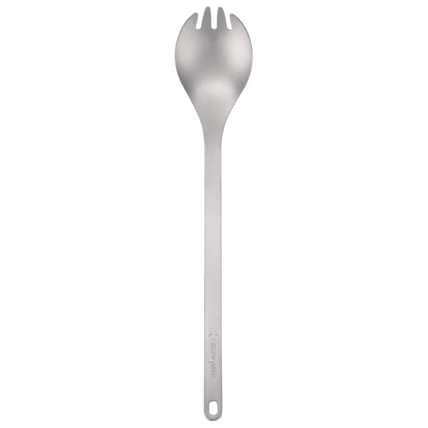 Snow Peak - Long Titanium Spork - Besteck grau von Snow Peak