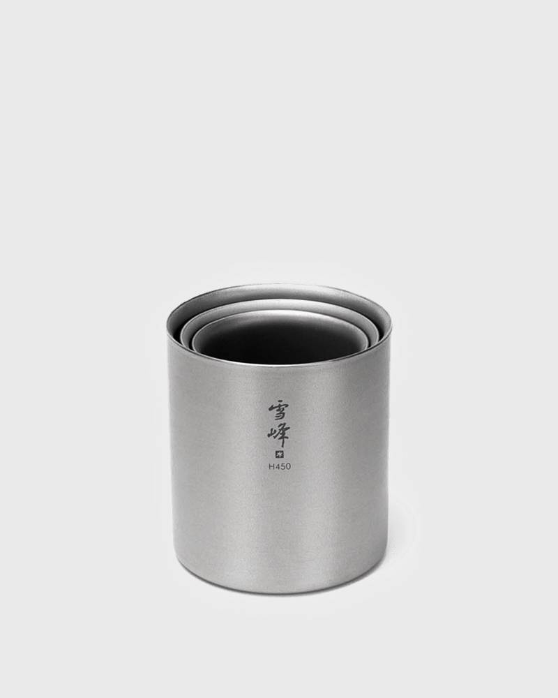 Snow Peak STACKING MUG SNOW PEAK H450 men Outdoor Equipment silver in Größe:ONE SIZE von Snow Peak