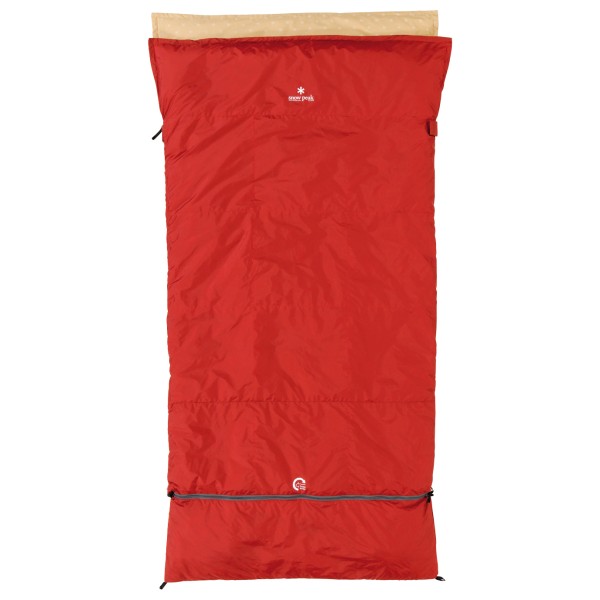 Snow Peak - Sleeping Bag Ofuton Wide 700 - Daunenschlafsack rot von Snow Peak