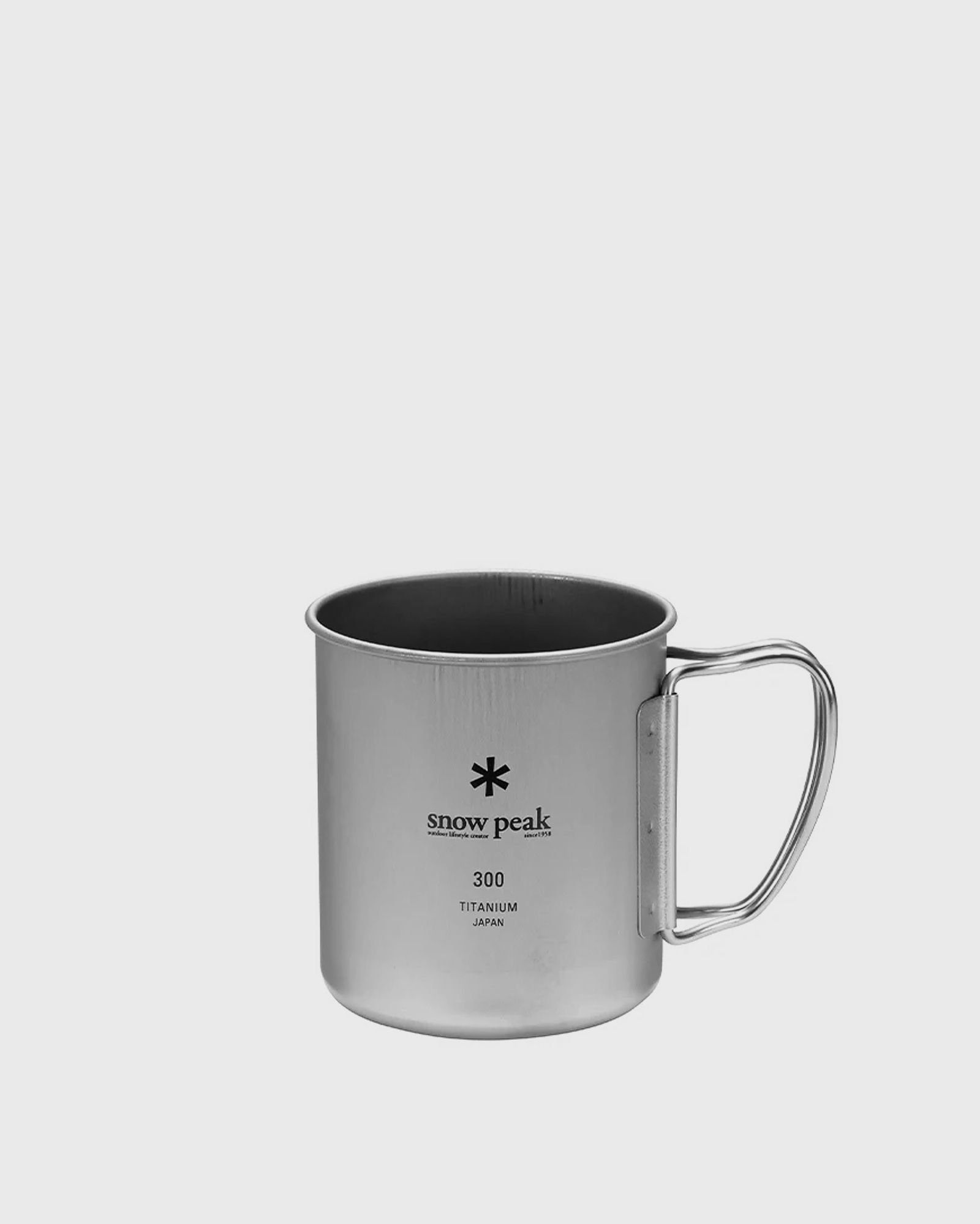 Snow Peak TITANIUM SINGLE WALL 300 MUG men Outdoor Equipment silver in Größe:ONE SIZE Snow Peak TITANIUM SINGLE WALL 300 MUG men Outdoor Equipment silver in Größe:ONE SIZE von Snow Peak