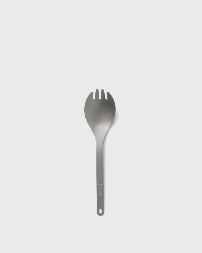 Snow Peak TITANIUM SPORK men Outdoor Equipment silver in Größe:ONE SIZE von Snow Peak