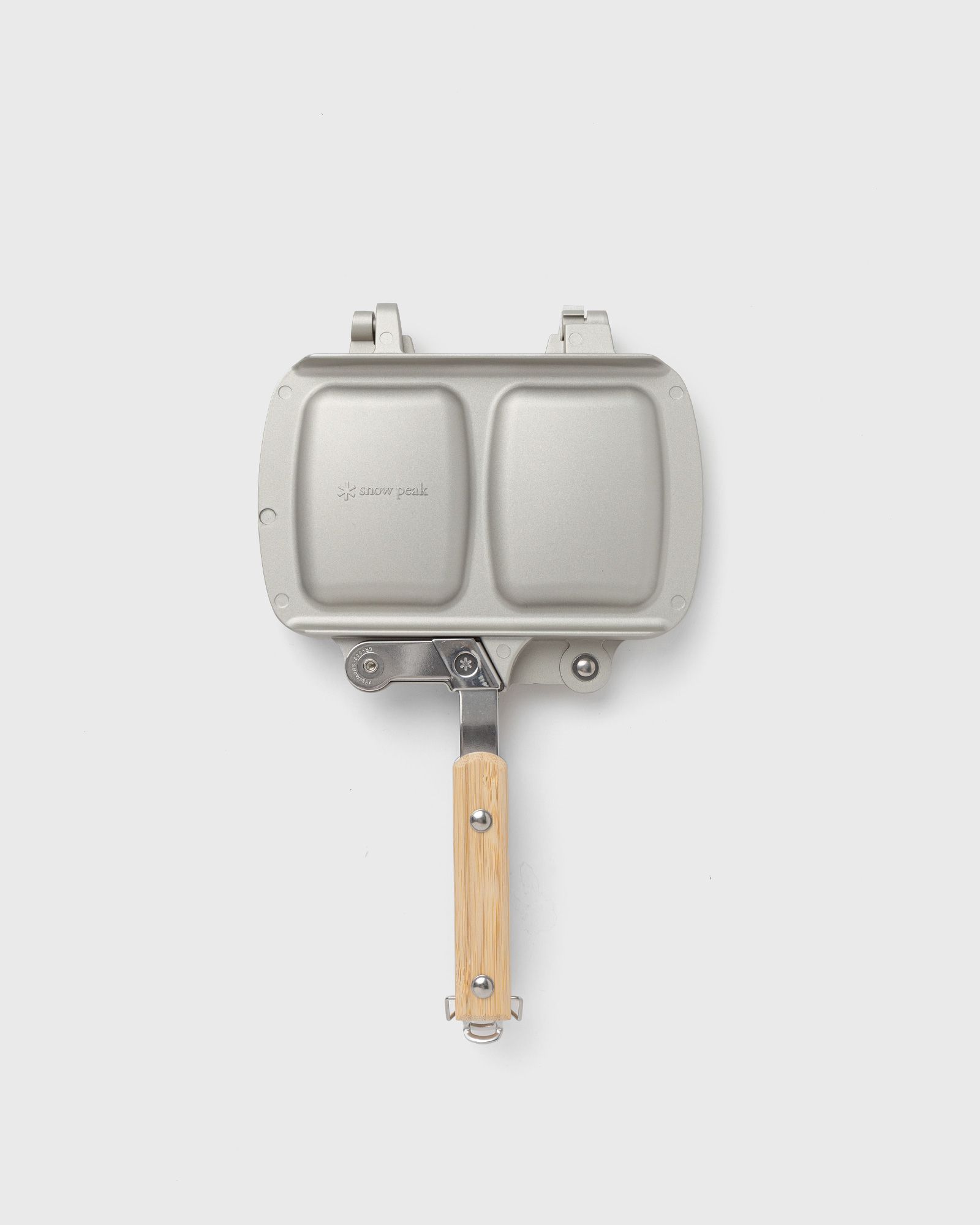Snow Peak TRAMEZZINO SANDWICH TOASTER men Outdoor Equipment silver in Größe:ONE SIZE Snow Peak TRAMEZZINO SANDWICH TOASTER men Outdoor Equipment silver in Größe:ONE SIZE von Snow Peak