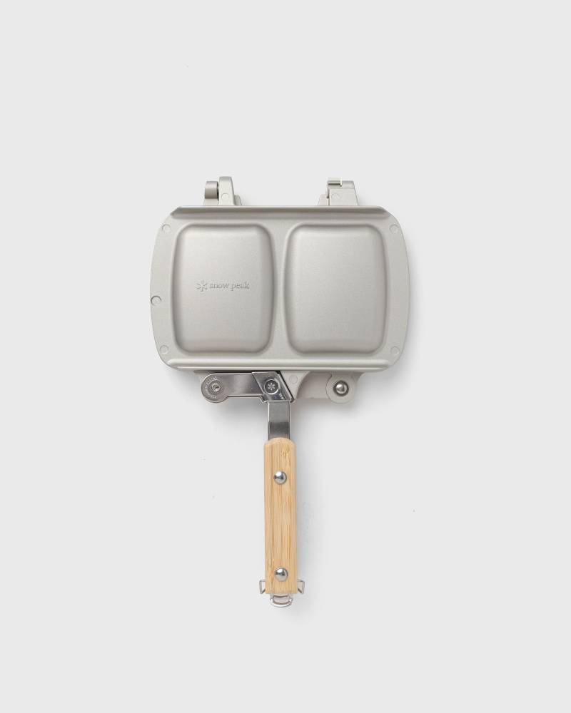 Snow Peak TRAMEZZINO SANDWICH TOASTER men Outdoor Equipment silver in Größe:ONE SIZE von Snow Peak