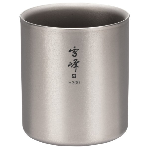 Snow Peak - Ti-Double H300 Stacking Mug Gr 300 ml grau von Snow Peak