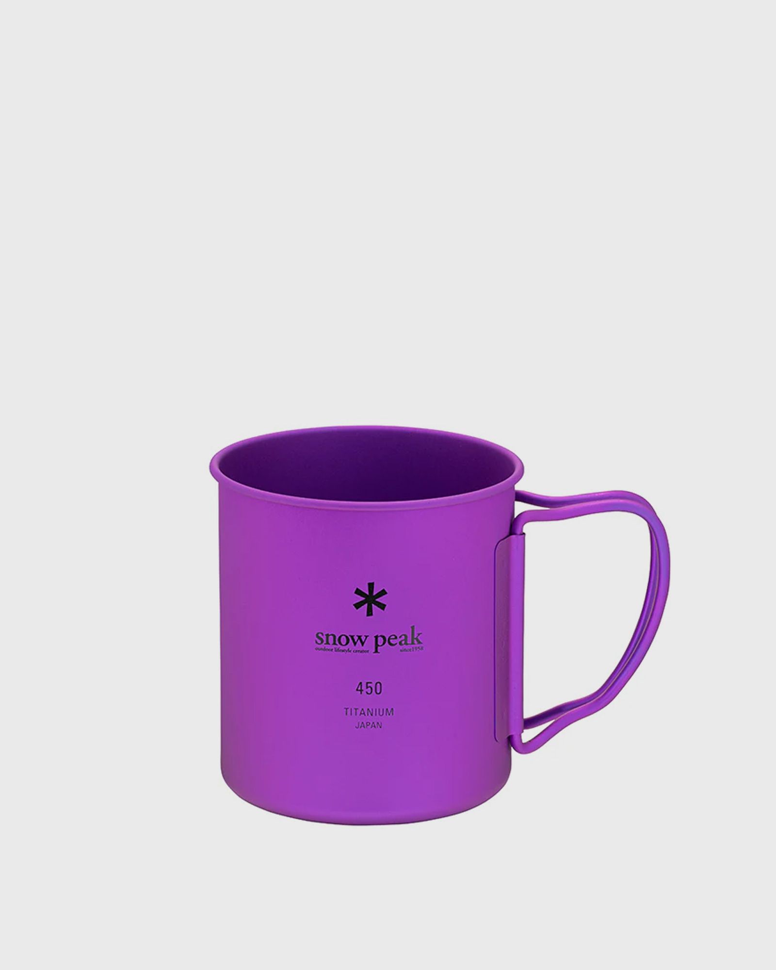 Snow Peak Ti-Single 450 Colored Cup Purple men Outdoor Equipment purple in Größe:ONE SIZE Snow Peak Ti-Single 450 Colored Cup Purple men Outdoor Equipment purple in Größe:ONE SIZE von Snow Peak