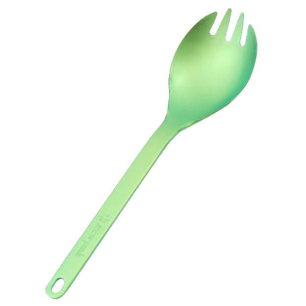 Snow Peak - Titanium Spork - Löffel grün von Snow Peak