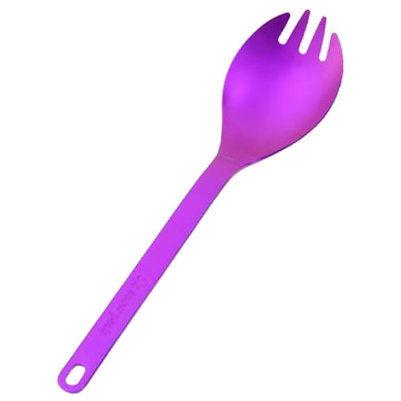 Snow Peak - Titanium Spork - Löffel lila von Snow Peak