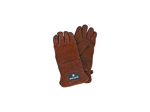 Snow Peak Unisex Kaminhandschuhe, Brown, Einheitsgröße (2er Pack) von Snow Peak