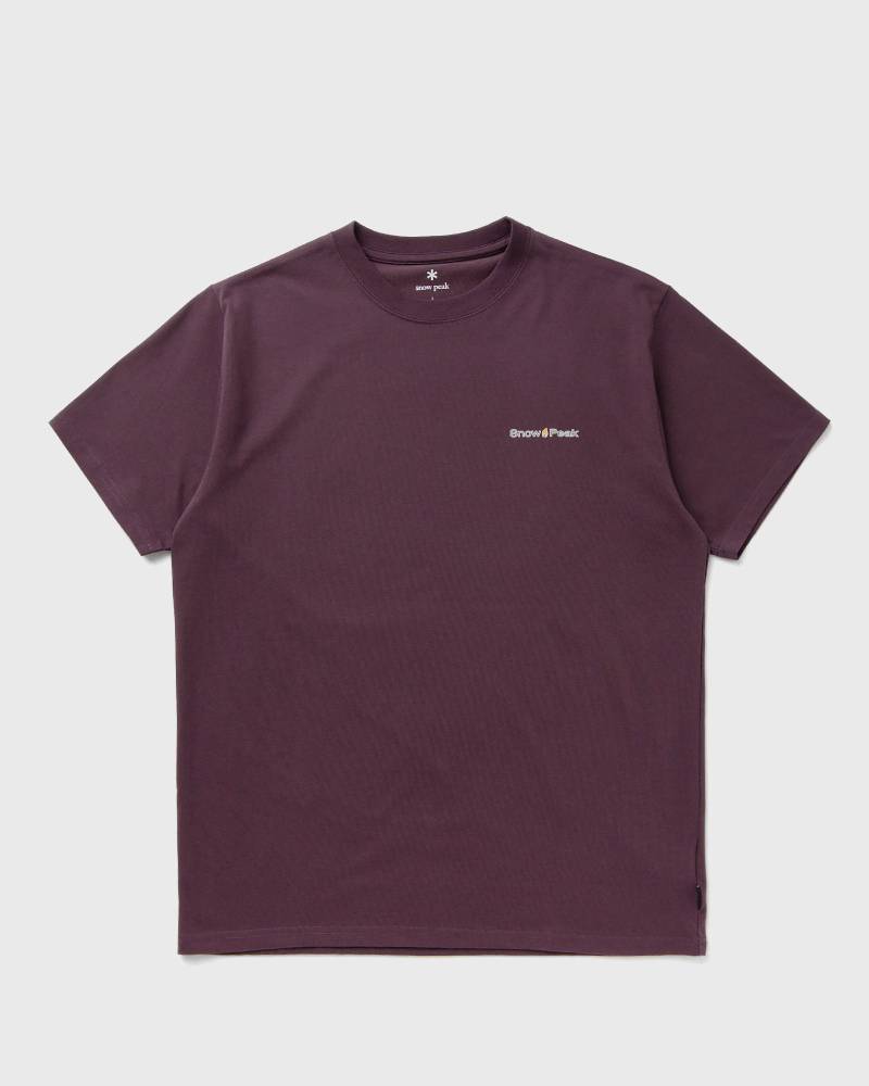 Snow Peak Warm Oneself T-Shirt men Shortsleeves red in Größe:L von Snow Peak