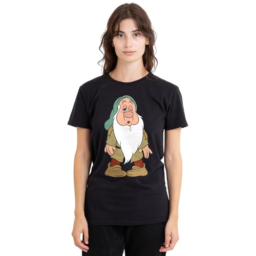 Snow White and The Seven Dwarfs, Sleepy Struggles Ladies T Shirt, Black, XX-Large Snow White and The Seven Dwarfs, Sleepy Struggles Ladies T Shirt, Black, XX-Large von Snow White