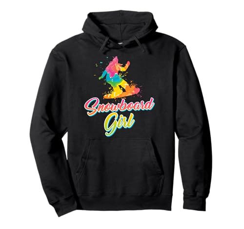 Snowboard Girl Cooles Snowboarder Shirt Frauen Snowboarden Pullover Hoodie von Snowboard Geschenk Snowboarderin Shirt Frauen