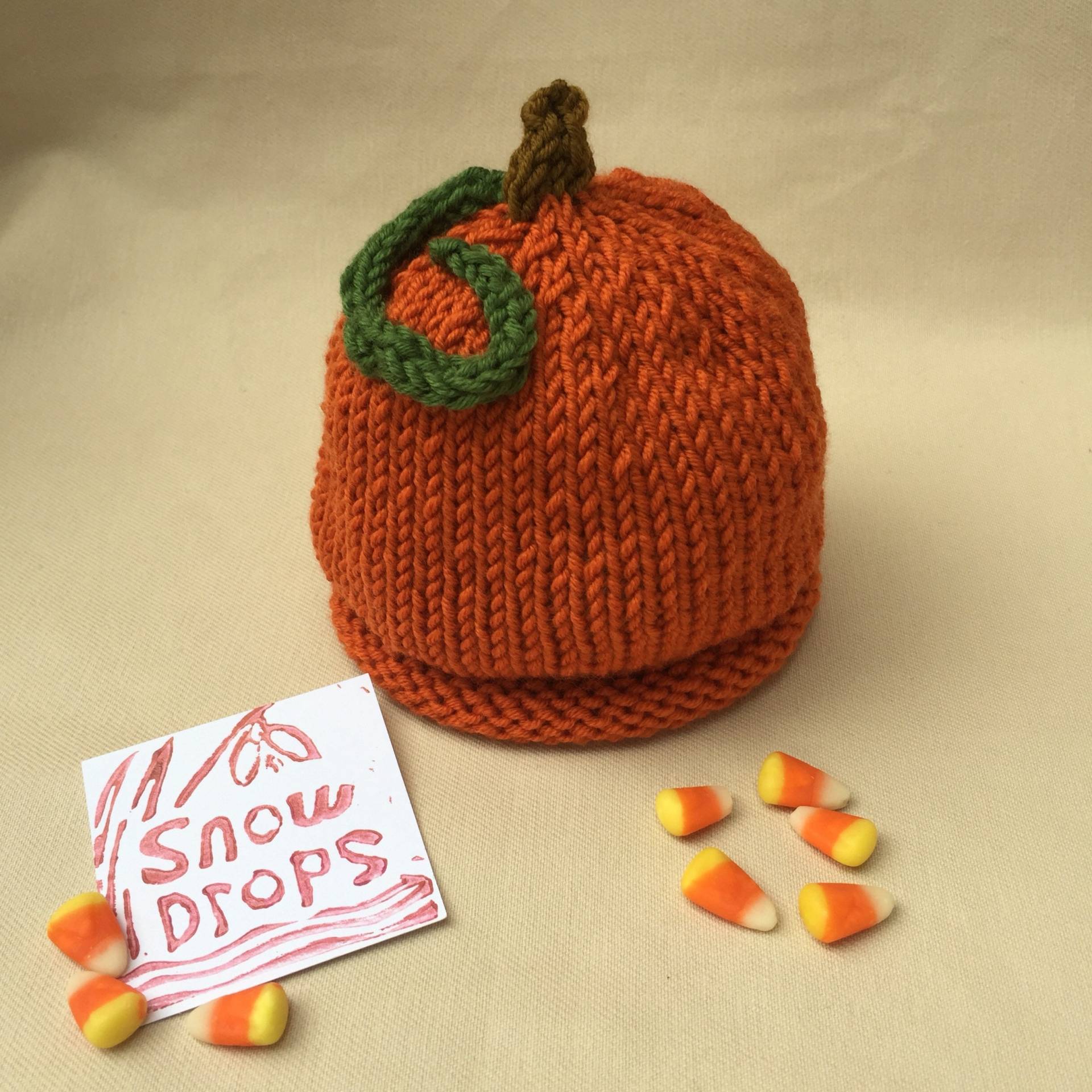 Neugeborenen Kürbis Hut, Mütze, Oktober-Baby-Geschenk, Neugeborenes Stricken Babymütze, Kürbis, Halloween Baby, Mütze von SnowdropsBethlehem