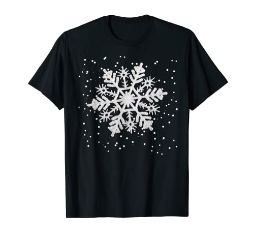 Schneeflocke für Damen T-Shirt von Snowflake Winter Christmas Designs
