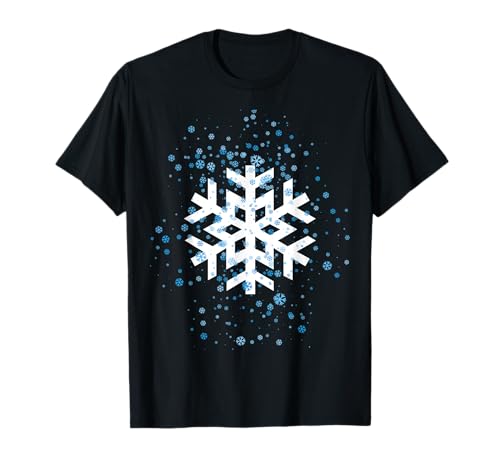 Schneeflocke für Damen T-Shirt von Snowflake Winter Christmas Designs