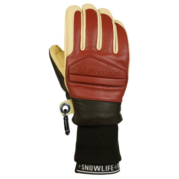 Snowlife - Women's Classic Leather Glove - Handschuhe Gr M rot von Snowlife