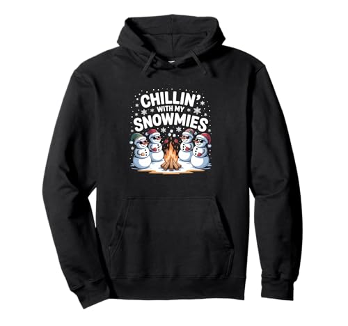 Chillin with My Snowmies Lagerfeuer Schneemann Herren Damen Kinder Pullover Hoodie Chillin with My Snowmies Lagerfeuer Schneemann Herren Damen Kinder Pullover Hoodie von Snowman Christmas Family Matching Pajamas