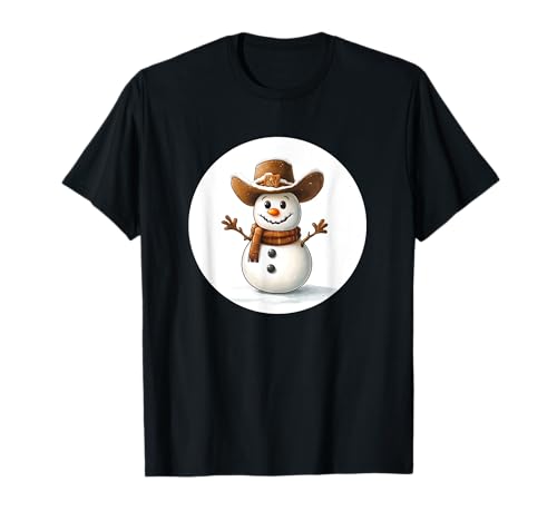 Toller Schneemann im Cowboy-Look für Erwachsene und Kinder T-Shirt Toller Schneemann im Cowboy-Look für Erwachsene und Kinder T-Shirt von Snowman Cowboy