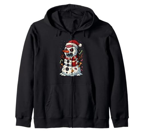 Schneemann Zombie Halloween Weihnachten Xmas Jungen Mädchen Kinder Kapuzenjacke Schneemann Zombie Halloween Weihnachten Xmas Jungen Mädchen Kinder Kapuzenjacke von SnowmanAxis1
