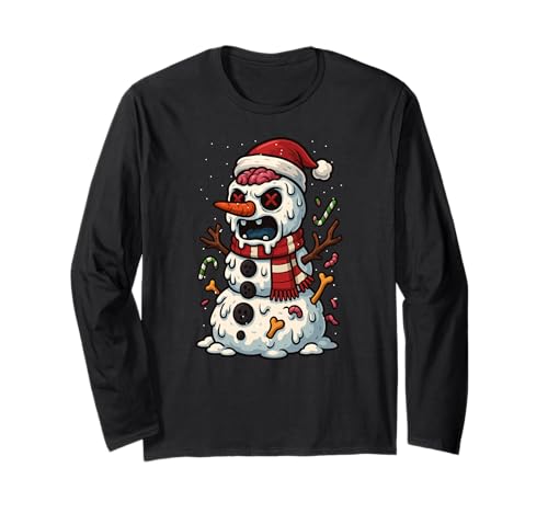 Schneemann Zombie Halloween Weihnachten Xmas Jungen Mädchen Kinder Langarmshirt Schneemann Zombie Halloween Weihnachten Xmas Jungen Mädchen Kinder Langarmshirt von SnowmanAxis1