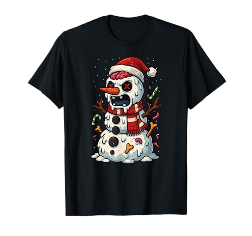 Schneemann Zombie Halloween Weihnachten Xmas Jungen Mädchen Kinder T-Shirt Schneemann Zombie Halloween Weihnachten Xmas Jungen Mädchen Kinder T-Shirt von SnowmanAxis1