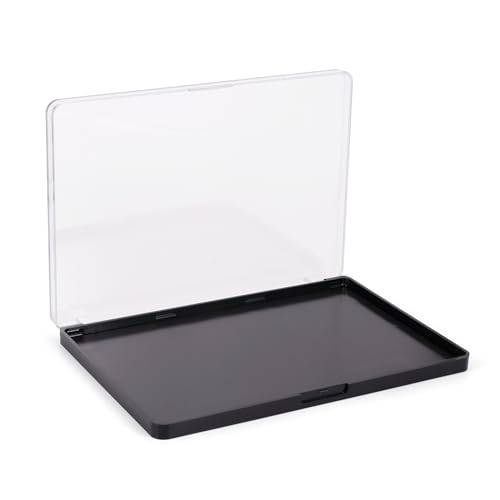 Snowso Große leere magnetische Lidschatten-Palette mit transparenter Oberseite, Reise-Make-up-Organizer mit 40 selbstklebenden Metallaufklebern zum Selbermachen Ihrer eigenen Puderpalette (große Snowso Große leere magnetische Lidschatten-Palette mit transparenter Oberseite, Reise-Make-up-Organizer mit 40 selbstklebenden Metallaufklebern zum Selbermachen Ihrer eigenen Puderpalette (große von Snowso