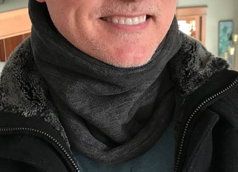 Herren Fleece Halswärmer, Schal, Gamasche, Snood von Snowwardrobe