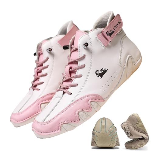 Alpaca Barfuss Schuhe, Alpaca Bessere Barfussschuh, Damen Sneaker Wasserdicht, Orthopädische Schuhe, Spaziergänge & Gesunden Laufkomfort (D,43) von Snrtevu