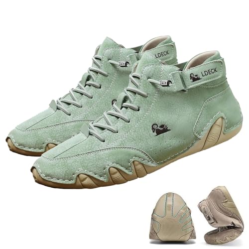 Alpaca Barfuss Schuhe, Alpaca Bessere Barfussschuh, Damen Sneaker Wasserdicht, Orthopädische Schuhe, Spaziergänge & Gesunden Laufkomfort (E,45) von Snrtevu