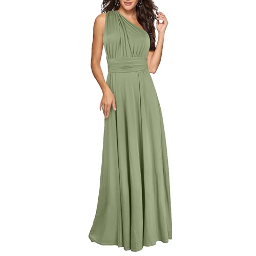 Infinity Kleid Mit Bandeau Brautjungfernkleider, Brautjungfernkleid Mit Extralangen Trägern Multi-Way, Prom Dress & Kleider Hochzeitsgast Damen (#W,L) von Snrtevu