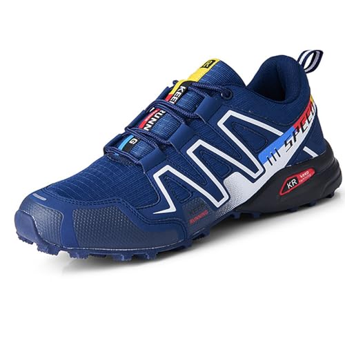OrthoTrekking – Ergonomische Wander- & Trekkingschuhe, Ortho Trekking Schuhe Herren, Bergexperten Orthopädische Schuhe Damen, Geeignet Zum Bergsteigen und Reisen (Blau-Farbe,42) von Snrtevu