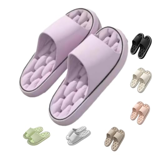 Snrtevu Cloudslipper - Orthopädische Slipper,für maximalen komfort Rutschfeste und weiche Hausschuhe,Super Weich Rutschfest Badeschuhe,Hausschuhe für maximalen Komfort für Männer und Frauen (Lila,39) von Snrtevu