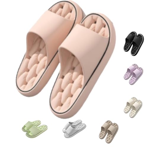 Snrtevu Cloudslipper - Orthopädische Slipper,für maximalen komfort Rutschfeste und weiche Hausschuhe,Super Weich Rutschfest Badeschuhe,Hausschuhe für maximalen Komfort für Männer und Frauen (Rosa,39) von Snrtevu