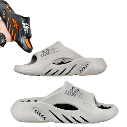 Snrtevu Orthoday Orthopädische Flip Flops – Der Ultimative Komfort Für Ihre Füße, Orthoday Flip Flops, Orthopädische Massage Hausschuhe Rutschfest, Wasserdicht (GREY,40-41) von Snrtevu