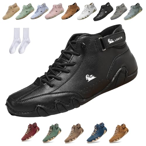 Snrtevu Velaris Barfussschuhe, Alpaca Barfuss Schuhe Damen, Barfuss Wanderschuhe Damen Zur Wasserdicht Atmungsaktiv rutschfest Fur Alltag Spaziergange Gesunden Laufkomfort (Schwarz,36) von Snrtevu