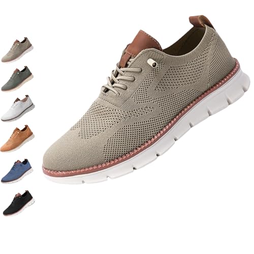 Snrtevu Wearbreeze Urban Schuhe Herren, Urban – Ultrabequeme, Herren Business Schuhe, Geeignet Für Business und Freizeit (Hellgrün,42) von Snrtevu