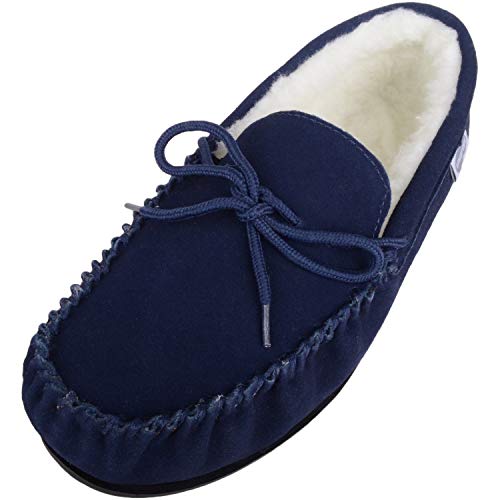 SNUGRUGS Herren Monty Mokassin, Navy, 43 EU von Snugrugs