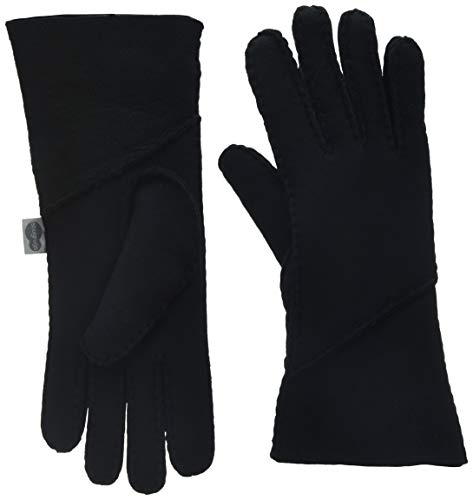 Snugrugs Damen Vicky, Sheepskin Glove with Fold Back Cuff Handschuhe, Schwarz, (Herstellergröße: Small 6.5") von Snugrugs