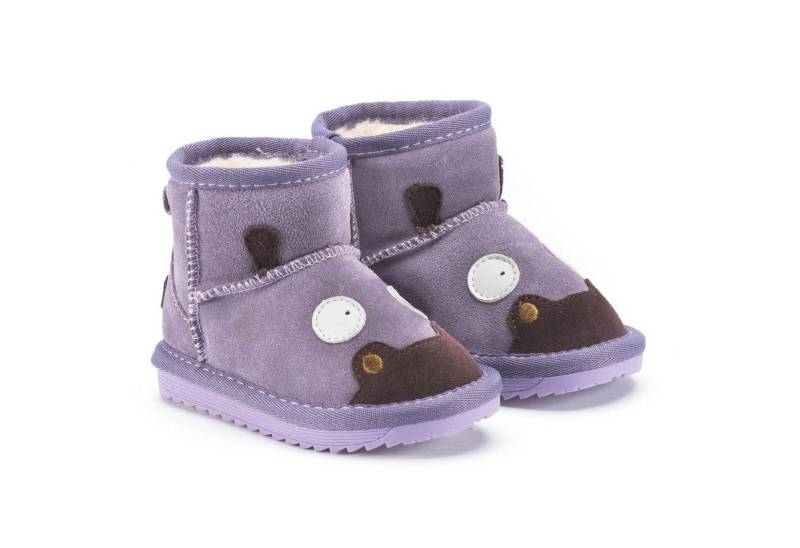 Snugs SNUGS Lammfell Stiefel Kinder - Warm und bequem Winterstiefel Kinder Winterstiefel (Wild-Leder Stiefel, Lammfell Schuhe) Stiefel für Kinder von Snugs