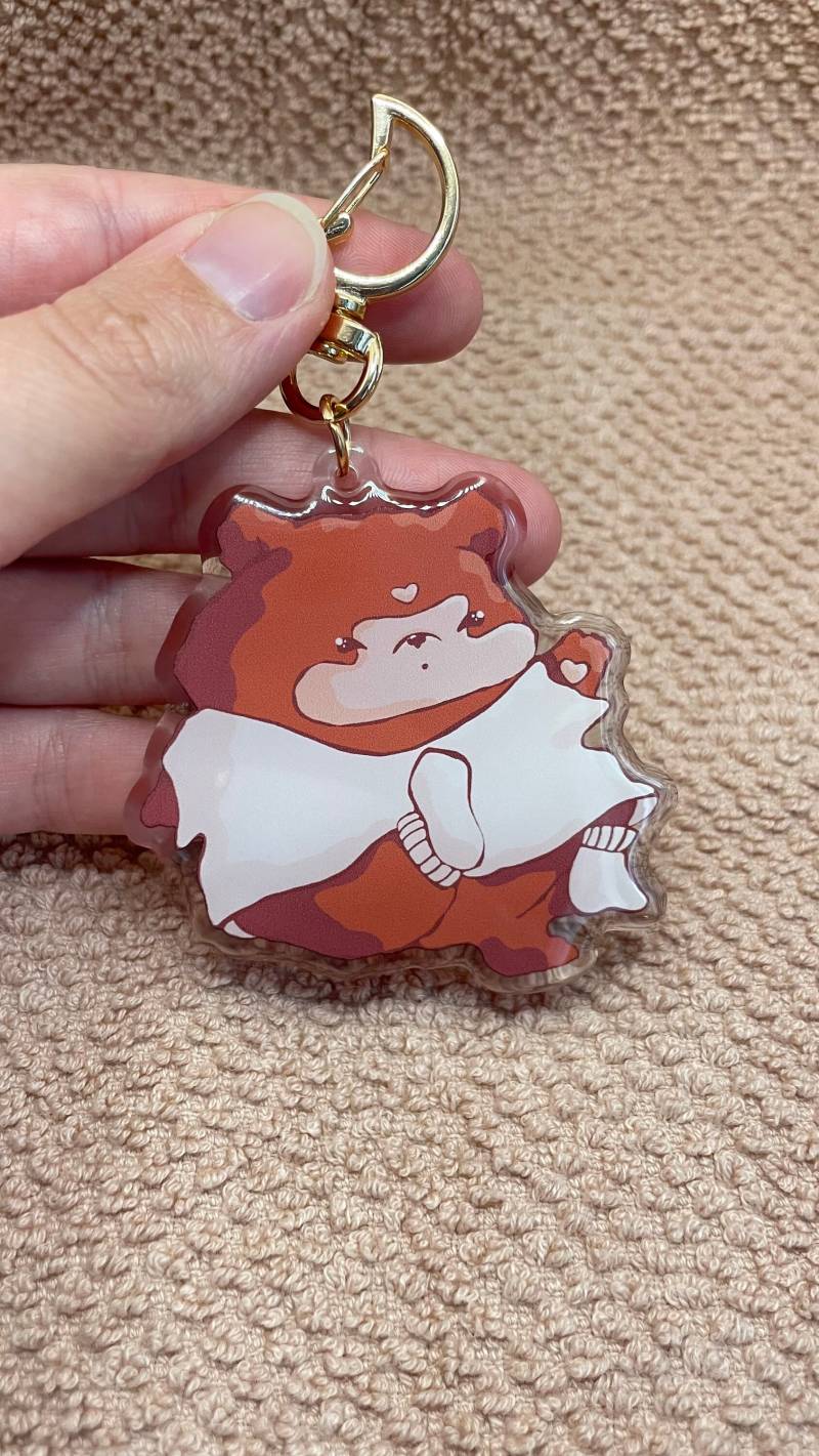 Cozy Socks Keychain Beary Epoxy von Snuut