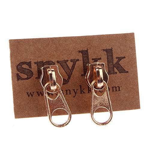Snykk Reißverschluss Ohrstecker Ohrringe gold - 2 Stück - Ohrstecker retro fashion Ohrring Reiß Verschluss ein Paar mit Verschluss bunt verschieden Farben Snykk Reißverschluss Ohrstecker Ohrringe gold - 2 Stück - Ohrstecker retro fashion Ohrring Reiß Verschluss ein Paar mit Verschluss bunt verschieden Farben von Snykk