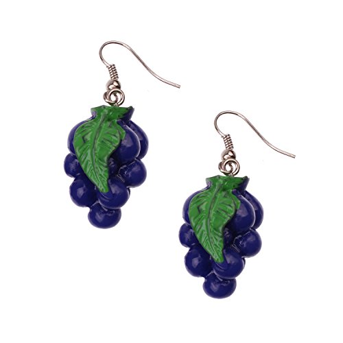 Snykk Trauben-Ohrringe - 2 Stück – Weintrauben-Ohrringe von Snykk