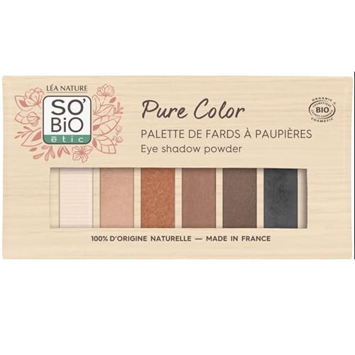 LÉA NATURE SO BIO ÉTIC | Pure Color Lidschatten Nr. 1 | Lidschatten Ultra feine Textur | Ermöglicht Nude oder Kohlensäure | schillernde und matte Lidschatten | Vegan | Hergestellt in Frankreich | 6 LÉA NATURE SO BIO ÉTIC | Pure Color Lidschatten Nr. 1 | Lidschatten Ultra feine Textur | Ermöglicht Nude oder Kohlensäure | schillernde und matte Lidschatten | Vegan | Hergestellt in Frankreich | 6 von So'Bio Étic