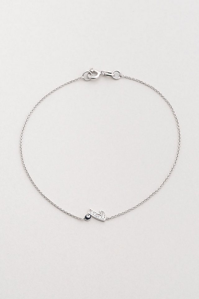 So CHIC... Armband 18K Weißgold Plattiertes Auge Armband 19cm von So CHIC...